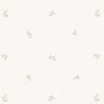 Popeline coton petites branches avec feuilles – blanc/gris brume,  thumbnail number 1