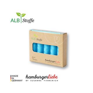 Stitch me Set de fils à coudre [ 5 x 200 m ] | Albstoffe – bleu bébé, 