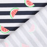 Jersey coton Rayures de melon – blanc/bleu nuit,  thumbnail number 4