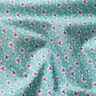 Tissu en coton Popeline petits ornements – vert menthe/violet pastel – menthe/violet pastel,  thumbnail number 2