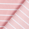 Viscose stretch à rayures pailletées – rose/blanc,  thumbnail number 4