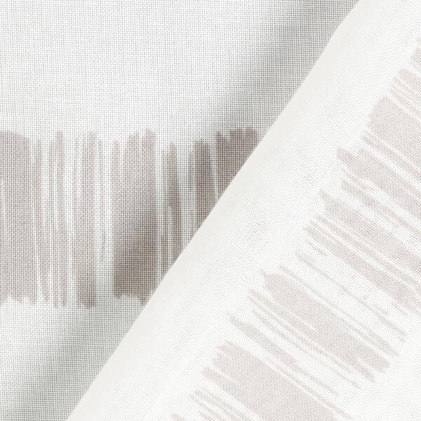 Tissu pour voilages Voile Rayures délicates 295 cm – gris soie/ivoire,  image number 4
