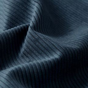 Tissu de revêtement aspect côtelé Fjord – bleu nuit, 