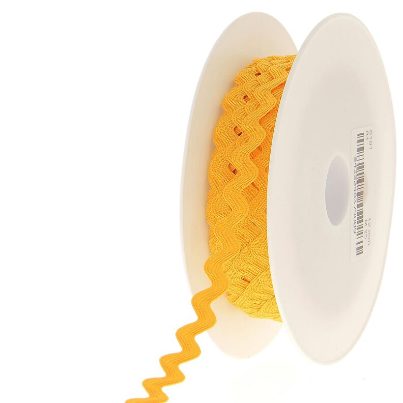 Lisse dentelée [12 mm] – jaune soleil,  image number 3