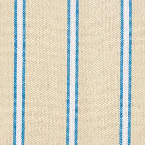 Tissu coton rustique – turquoise/nature, 