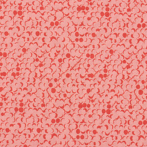 GOTS French Terry Sweat d’été Pois | Tula – vieux rose/terre cuite, 