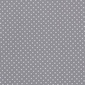 Coton enduit petits pois – gris, 