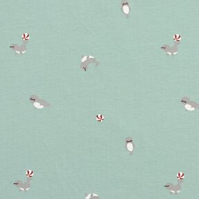 Jersey coton Phoques acrobatiques &ndash; bleu clair, 