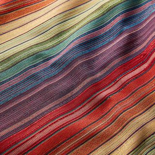 Tissu de décoration Gobelin rayures rétro – beige | Reste 50cm, 