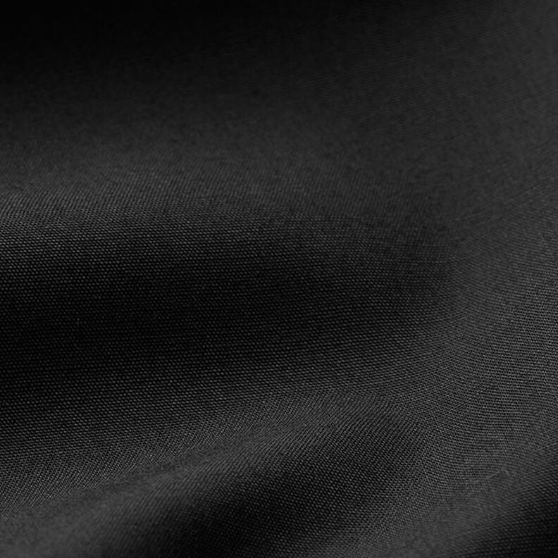 Tissu en polyester et coton mélangés, facile d’entretien – noir,  image number 2