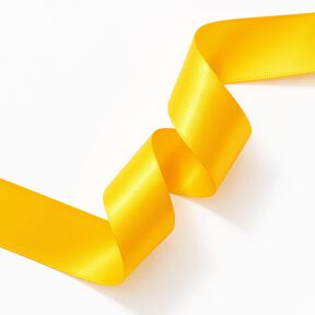 Ruban de satin [25 mm] – jaune soleil, 