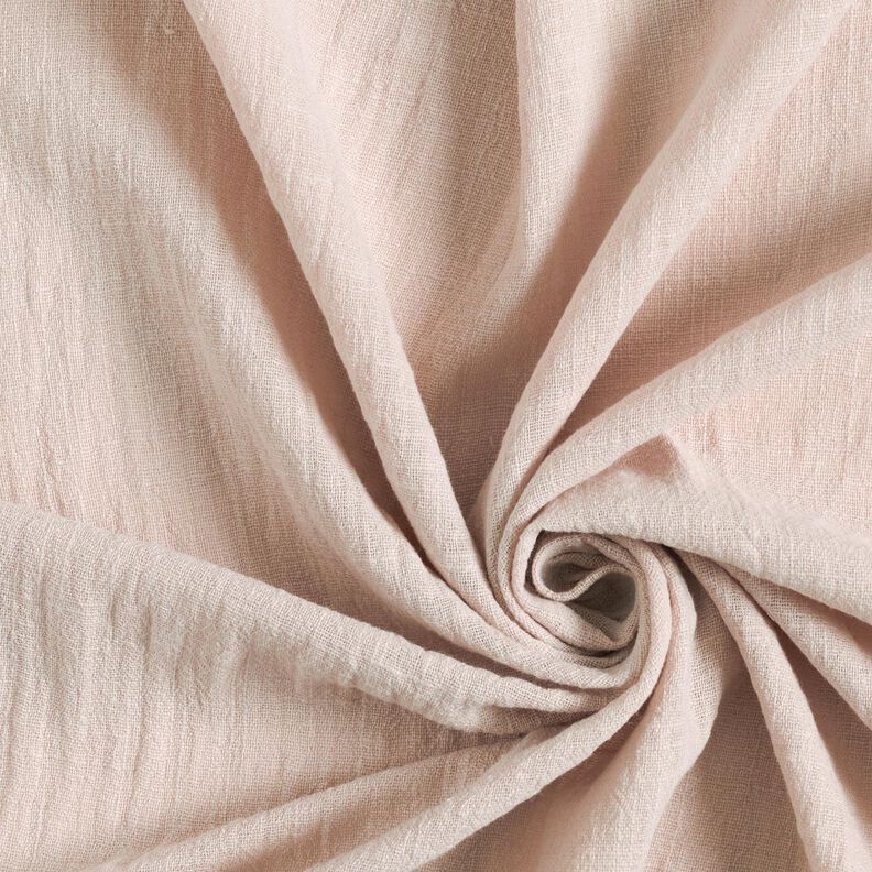 Tissu en coton aspect lin – beige,  image number 1