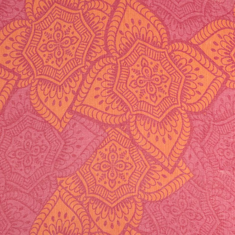 Beachwear serviette hammam ornements jacquard – rouge/orange pêche,  image number 1