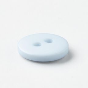 Bouton à 2 trous rond [Ø 11 mm] – bleu argenté, 
