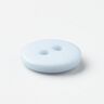Bouton à 2 trous rond [Ø 11 mm] – bleu argenté,  thumbnail number 2
