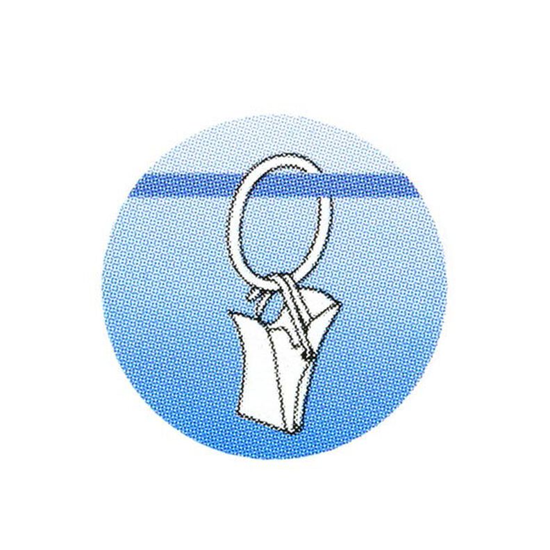 Anneaux avec pinces, 10 pièces – argent métallique | Prym,  image number 3