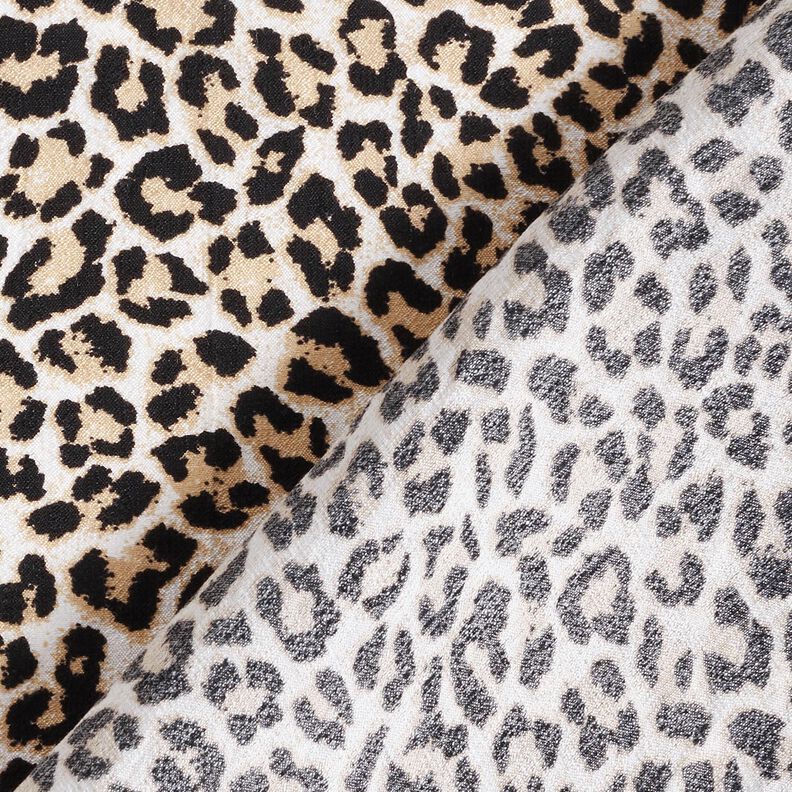 Viscose mélangée Imprimé léopard – beige,  image number 4