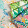 Tissu d’extérieur Canvas Feuilles tropicales – corail,  thumbnail number 5