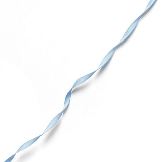 Ruban de satin [3 mm] – bleu bébé, 