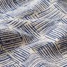 Tissu de décoration Semi-panama Traits – bleu marine,  thumbnail number 2