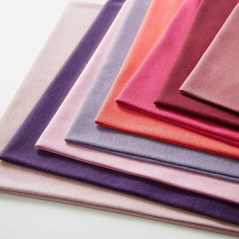 French Terry léger uni – bleu jean,  image number 7