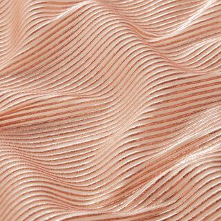 Organza Lurex Streifen – saumon/or rose, 
