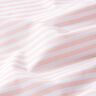 Tissu en coton Cretonne rayures décontractées – rose clair/blanc,  thumbnail number 2