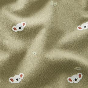 Jersey coton Têtes de koala – pistache, 