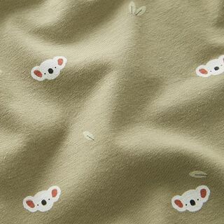 Jersey coton Têtes de koala – pistache, 