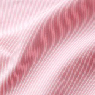 Coton mélangé Fines rayures – blanc/rose clair, 