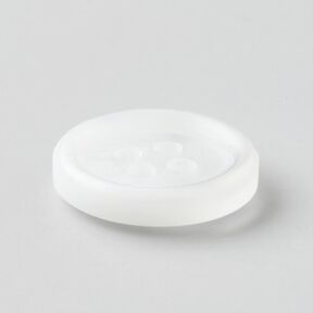Bouton 4 trous rond [Ø 15 mm] – blanc, 