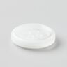 Bouton 4 trous rond [Ø 15 mm] – blanc,  thumbnail number 2