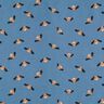 Flanelle coton Têtes de chiens – bleu jean,  thumbnail number 1