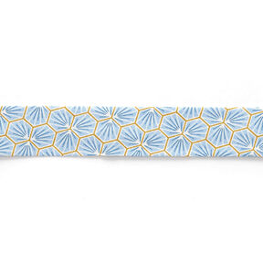 Biais Diamants [27 mm] – bleu clair, 