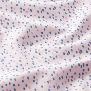 Jersey coton  – rosé/bleu jean, 