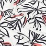 Tissu stretch léger lys abstraits – blanc/homard,  thumbnail number 2