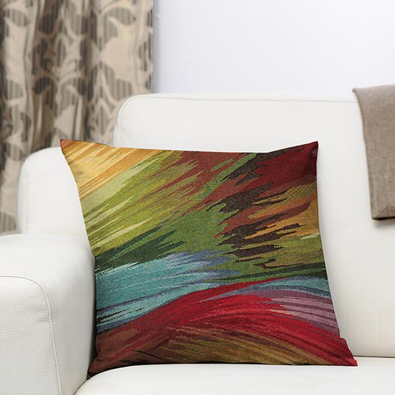 Jacquard Gobelin Dégradé 2 – bleu/rouge,  image number 5