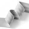 Ruban élastique à rayures [40 mm] – gris clair/argent,  thumbnail number 2