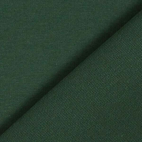 GOTS French Terry Sweat d’été | Tula – vert foncé – Échantillon,  image number 3