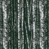 Tissu de décoration Semi-panama forêt de bouleaux – noir/blanc,  thumbnail number 1