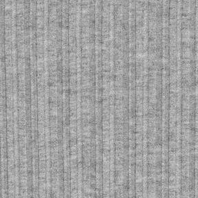 Maille côtelée chiné – gris clair, 