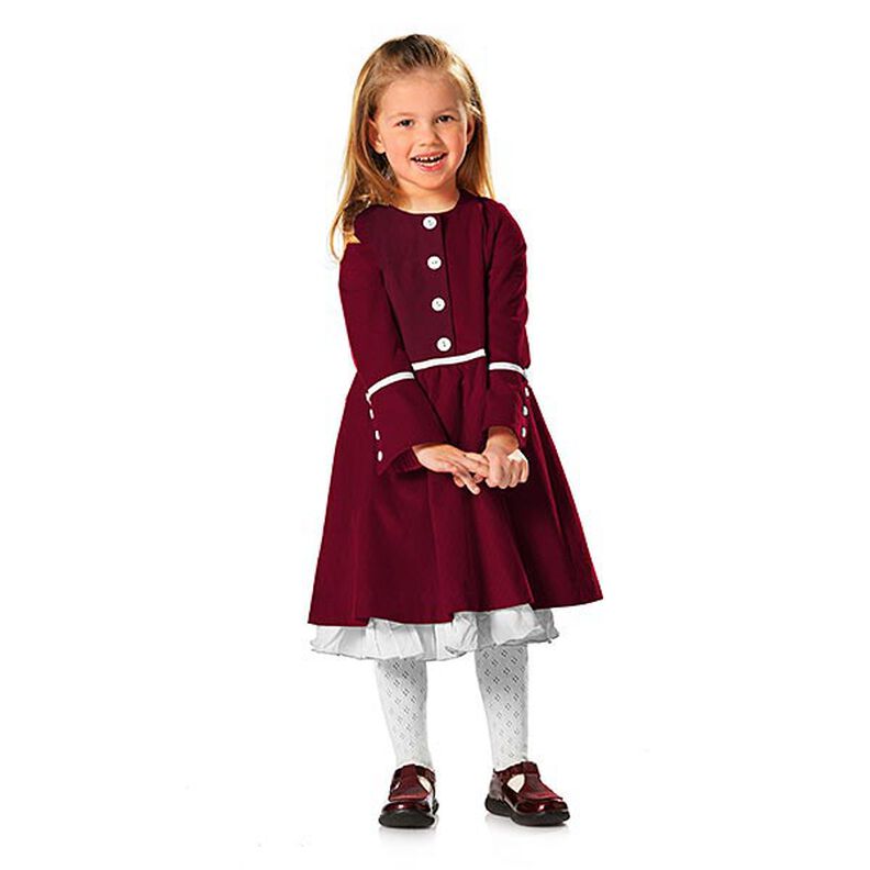 Velours stretch – rouge bordeaux,  image number 5