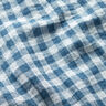 Tissu double gaze de coton Carreaux vichy à fil teinté – bleu jean/blanc,  thumbnail number 3