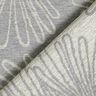 Tissu de décoration Jacquard Contours de feuilles – gris,  thumbnail number 4