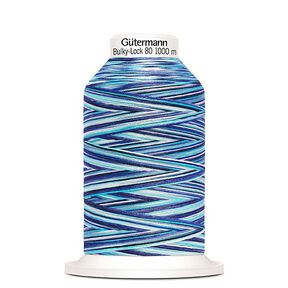 Fil mousse Bulky-Lock 80 [9957] | 1000 m | Gütermann – bleu, 