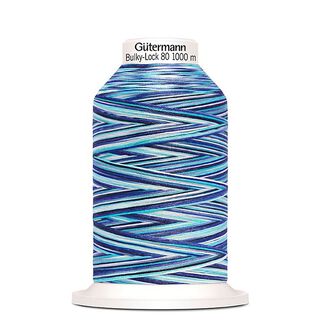 Fil mousse Bulky-Lock 80 [9957] | 1000 m  | Gütermann – bleu, 