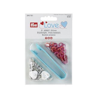 Boutons-pression jersey couleur [Ø 8 mm] - rouge| Prym Love, 