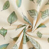 Tissu de décoration Semi-panama Feuilles dessinées – beige clair/roseau,  thumbnail number 3