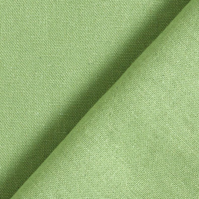Pur lin lourd Uni – vert, image number 3