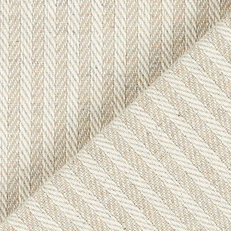 Tissu d’ameublement Jacquard Bande – beige,  image number 3